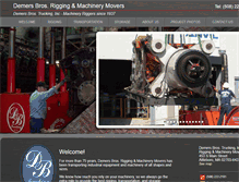 Tablet Screenshot of demersbros.com